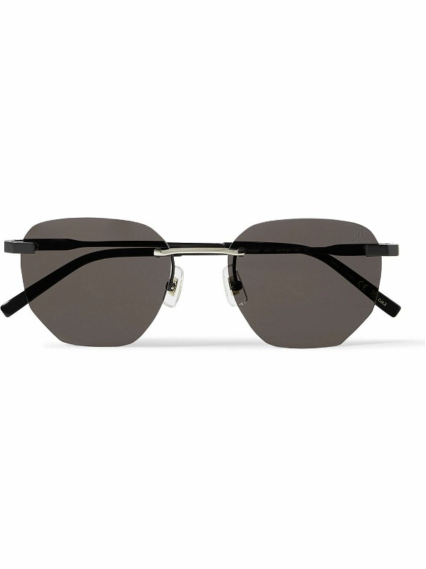 Photo: Dunhill - Rimless D-Frame Gold-Tone and Metal Sunglasses