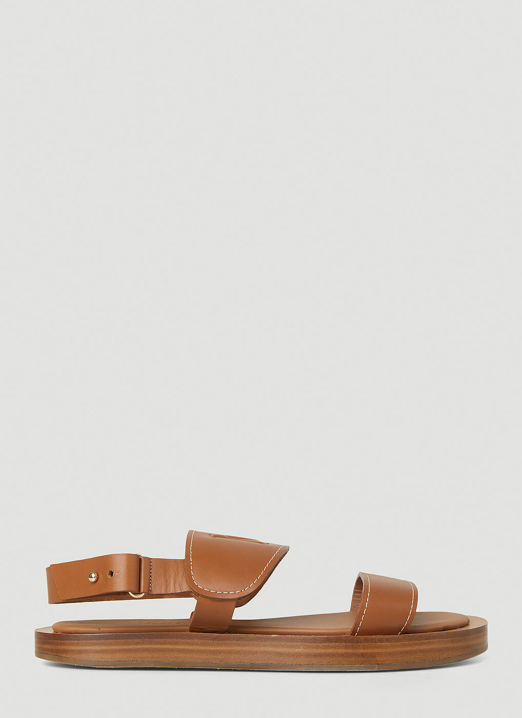 Max Mara - Diana Sandals in Brown Max Mara