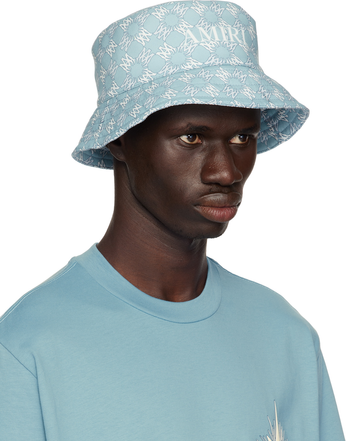 AMIRI Blue 'MA' Quad Bucket Hat Amiri