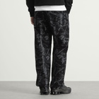 ICECREAM Men's Tree Camo Double Scoop Denim Pants in Black
