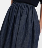 Gabriela Hearst Eloran linen midi skirt