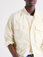 Drake's - Cotton-Corduroy Shirt - White