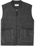 Universal Works - Boiled Wool-Blend Fleece Gilet - Gray