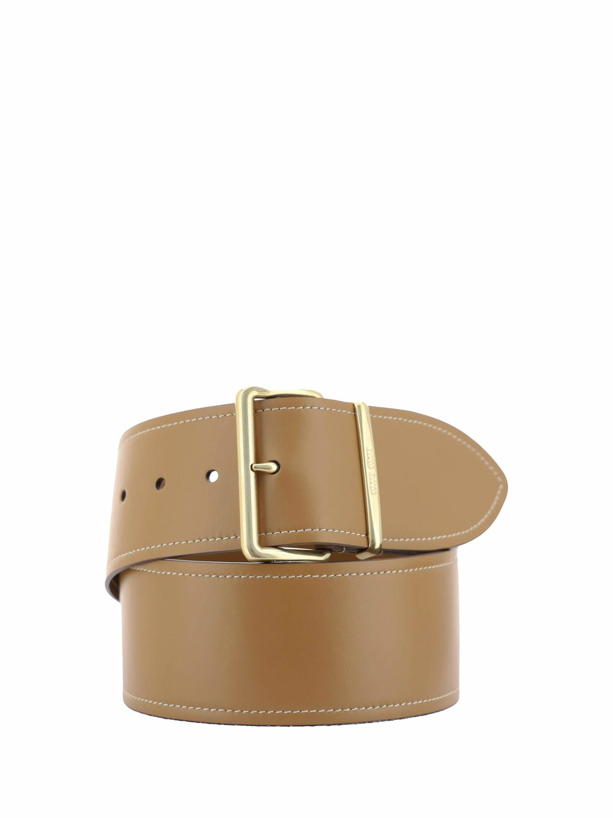 Miu Miu Black Leather Logo Belt Miu Miu