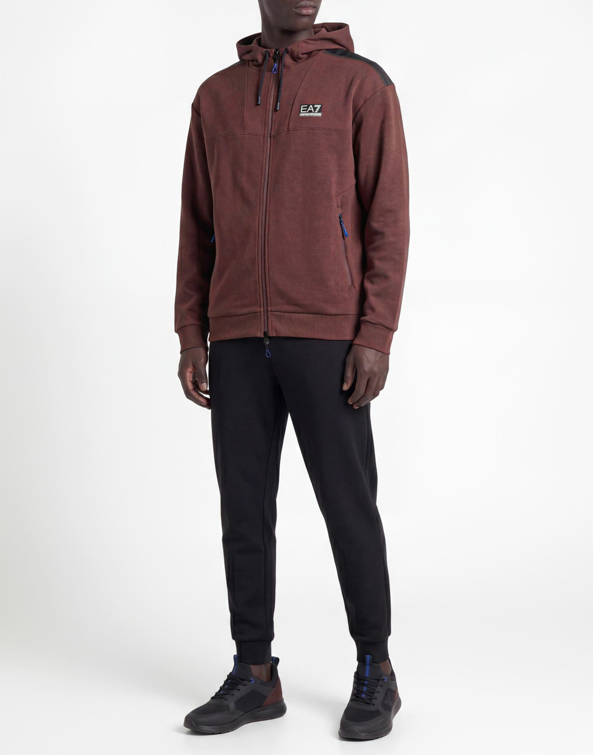 Ea7 Mens Sweatshirt in Brown