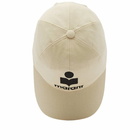 Isabel Marant Men's Tyron Logo Cap in Ecru/Black