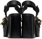 See by Chloé Black Monyca Platform Mules