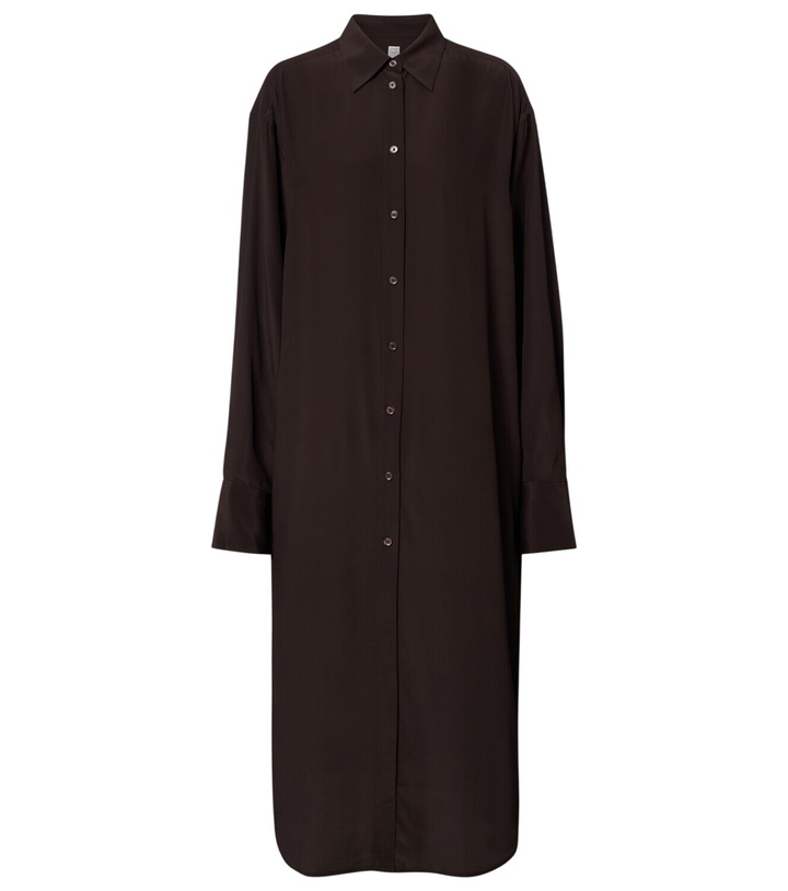 Photo: Toteme Silk shirt dress