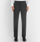 Canali - Charcoal Slim-Fit Mélange Super 120s Brushed-Wool Suit Trousers - Charcoal