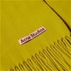 Acne Studios Canada New Scarf in Acid Yellow