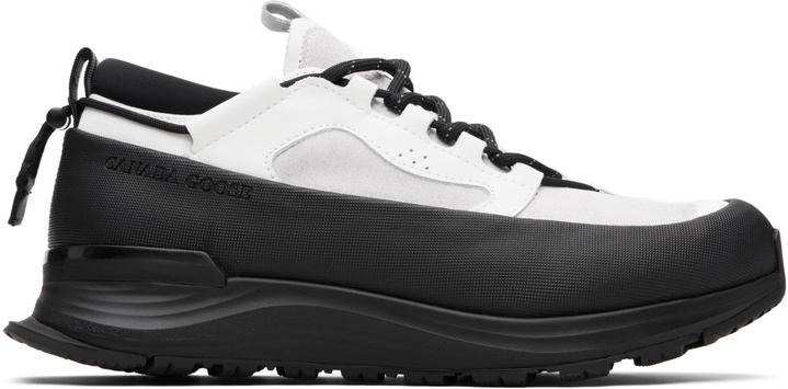 Photo: Canada Goose White & Black Glacier Trail Sneakers