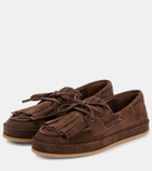 Hogan Suede boat shoes