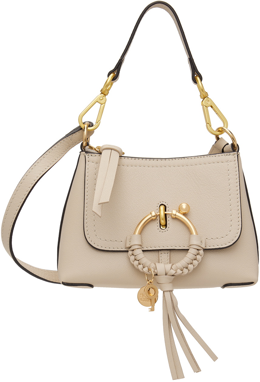 JOAN ジョアン/ MINI CROSSBODY 　ミニクロスボディバッグ See by Chloé Beige Joan Mini Crossbody Bag See by Chloe