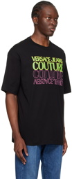 Versace Jeans Couture Black Upside Down T-Shirt