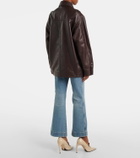 Victoria Beckham Chore leather jacket