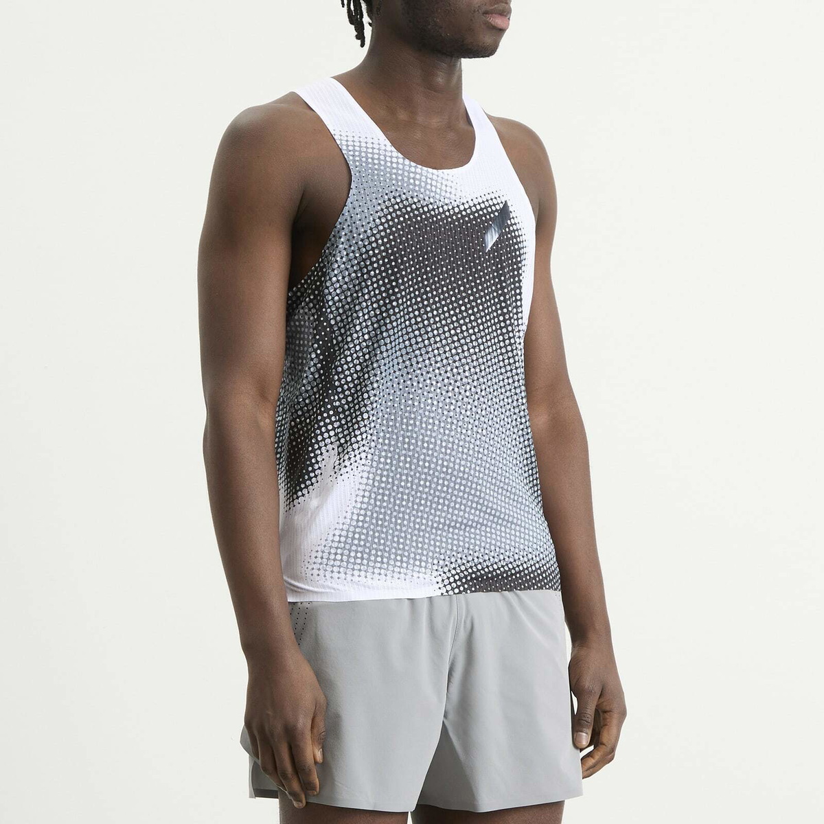 SOAR Men's Race Vest in Black White Dot
