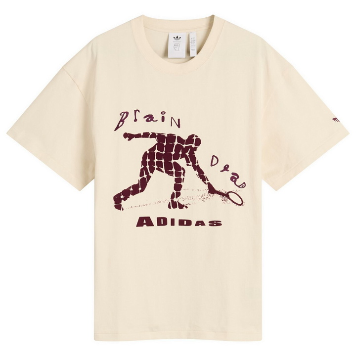 Photo: Adidas X Brain Dead T-Shirt in Wonder White