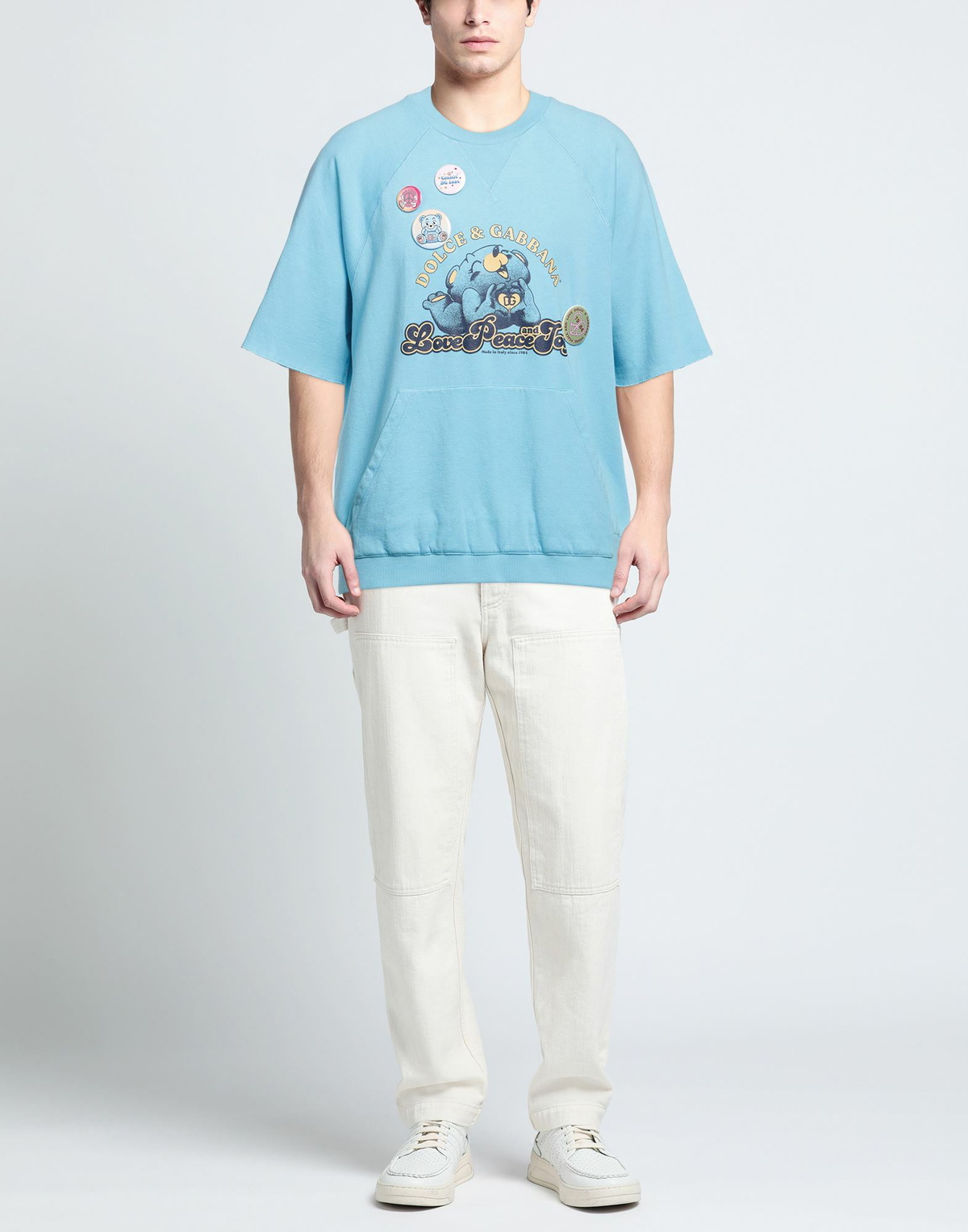 Dolce & gabbana Mens Sweatshirt Sky in Blue