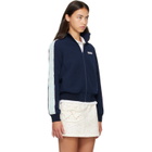 Sandy Liang Navy Lia Jacket