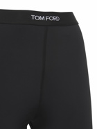 TOM FORD - Logo Stretch Lycra Leggings