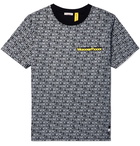 Moncler Genius - Moncler 7 Fragment Oversized Logo-Print Cotton-Jersey T-Shirt - Black