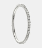 Ileana Makri Thread Band 18kt gold ring with diamonds