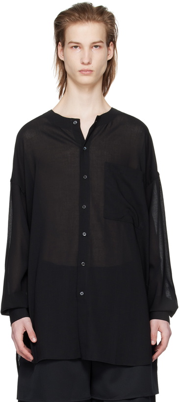 Photo: T/SEHNE Black Oversized Shirt