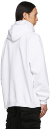 VETEMENTS White Haute Couture Logo Hoodie