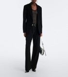 Isabel Marant Oskan Moon metallic leather shoulder bag