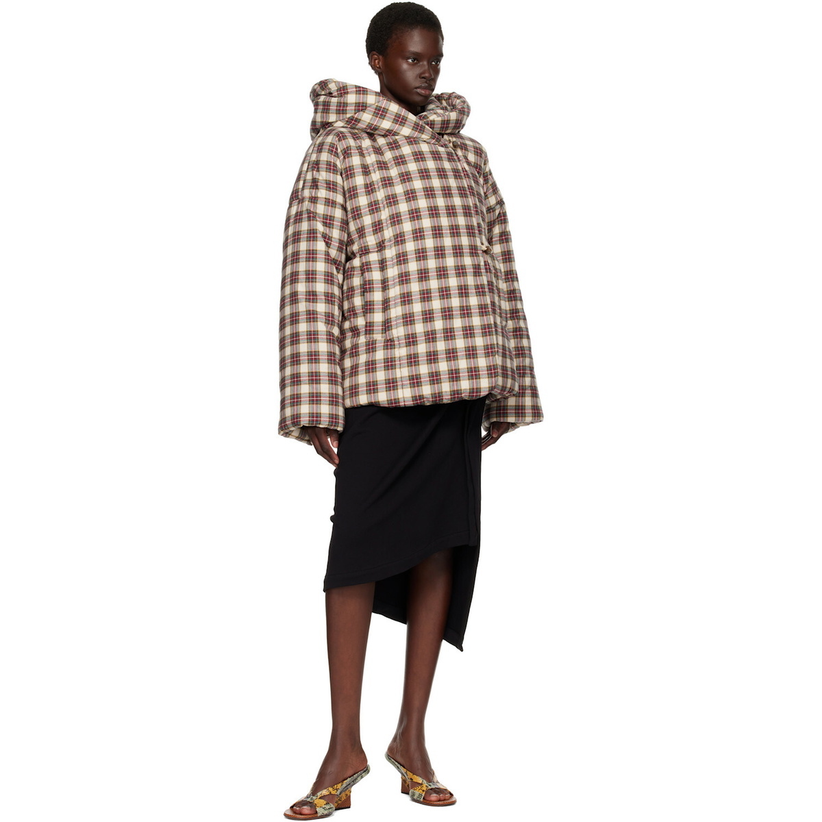 Dries Van Noten Off-White Check Jacket