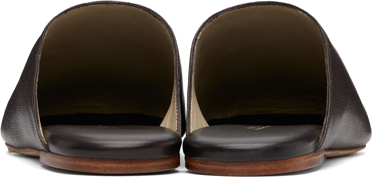 A.P.C. Brown 'Les Mules' Slip-on Loafers