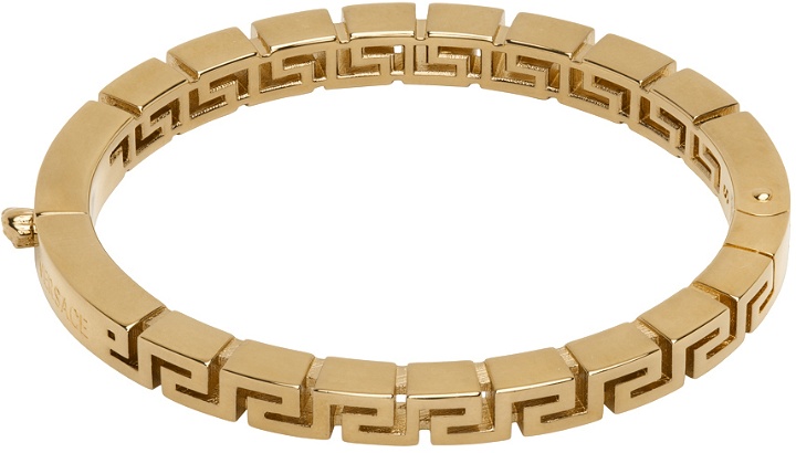 Photo: Versace Gold Greca Bangle Bracelet