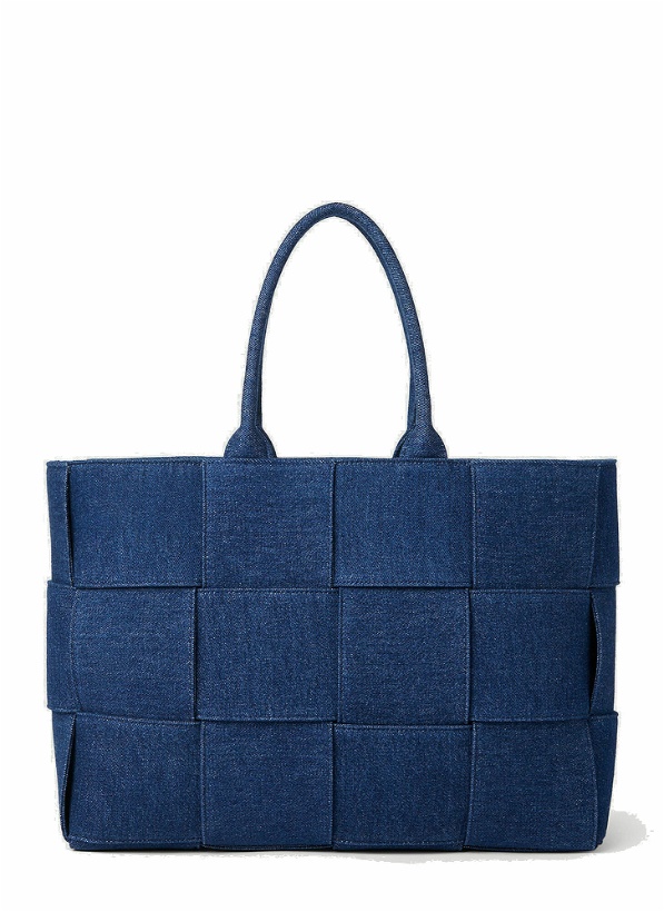 Photo: Bottega Veneta - Arco Denim Tote Bag in Blue