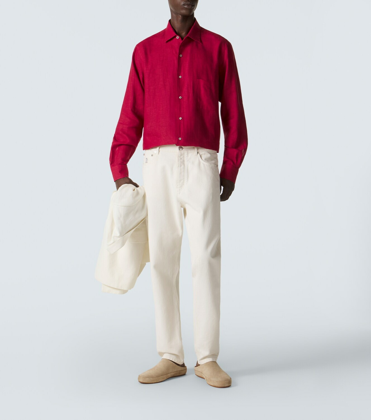Loro Piana Tomori Walk suede mules