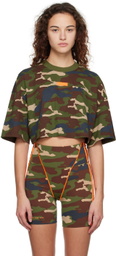 adidas x IVY PARK Khaki Crop T-Shirt