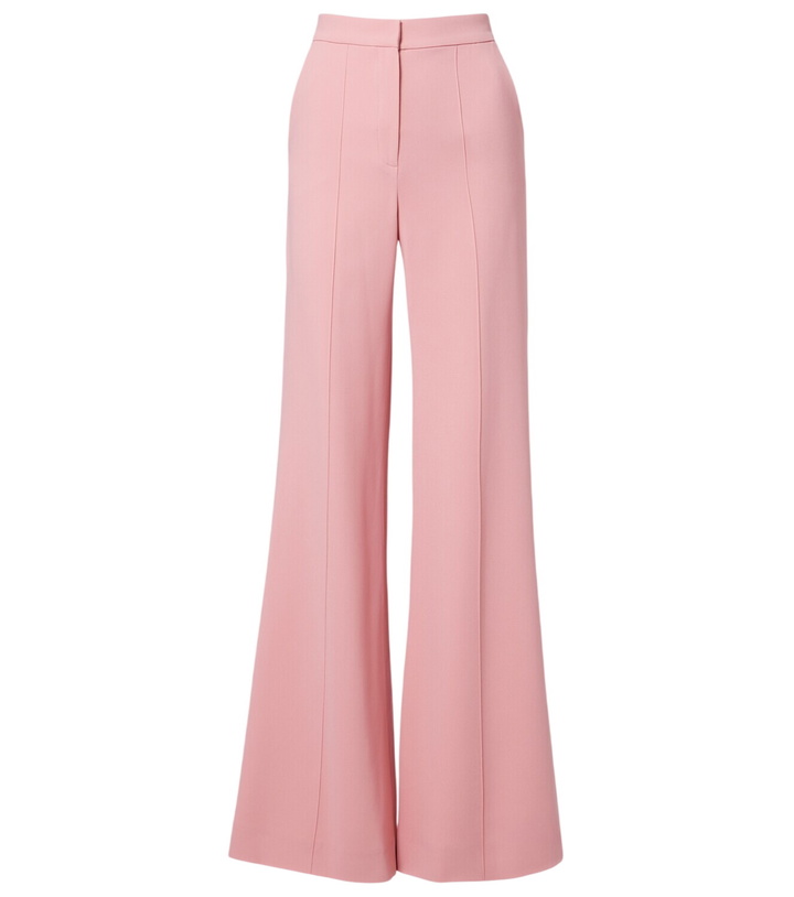 Photo: Elie Saab High-rise cady wide-leg pants
