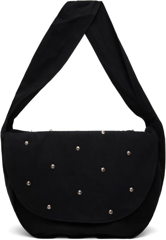 Photo: Song for the Mute Black Metal Bead Messenger Bag