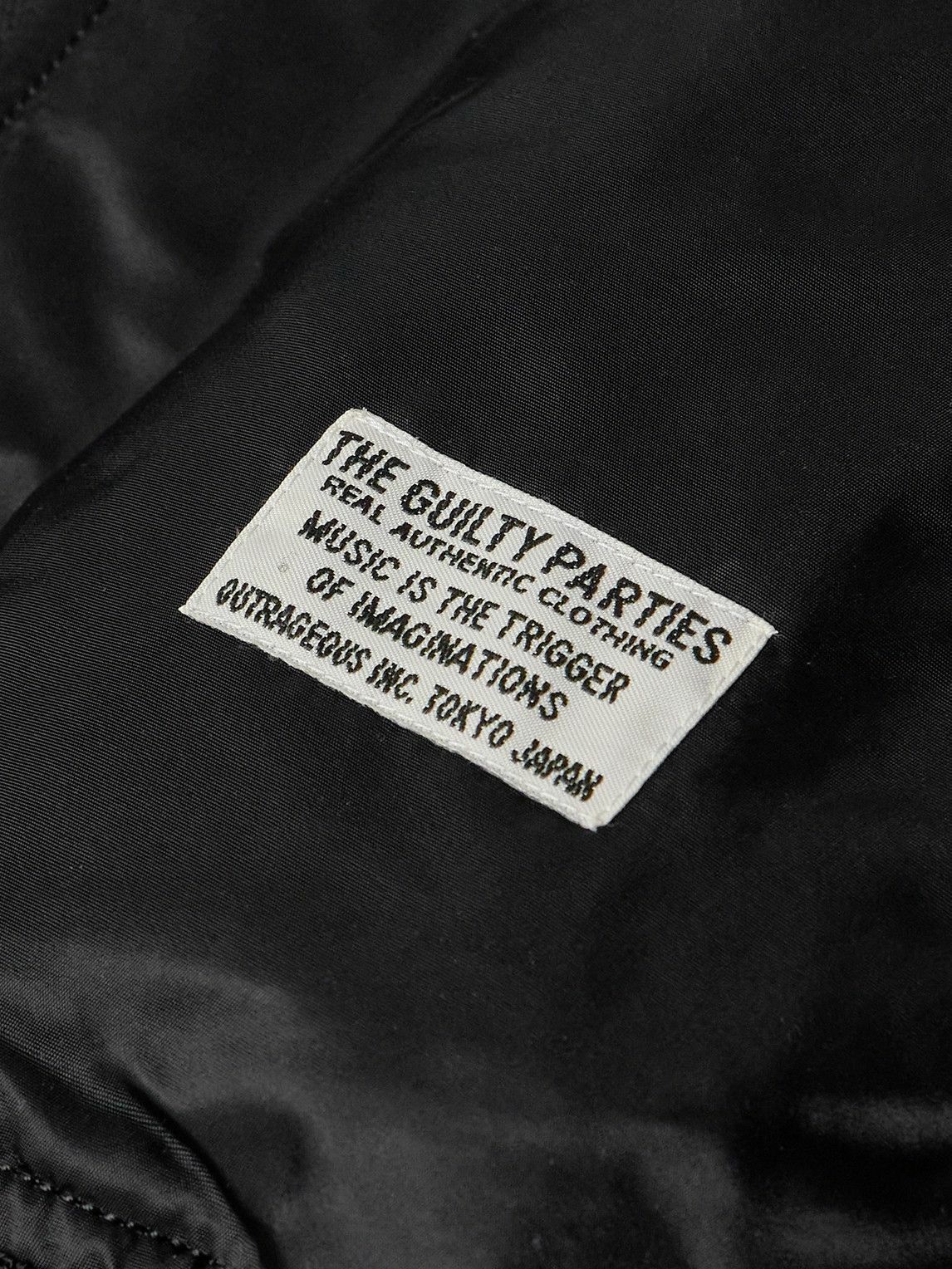 Wacko Maria - MA-1 Faux Fur-Trimmed Padded Shell Bomber Jacket