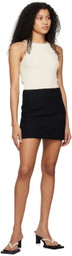 WYNN HAMLYN Black Valerie Miniskirt