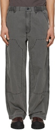 nanamica Gray Weather Deck Trousers