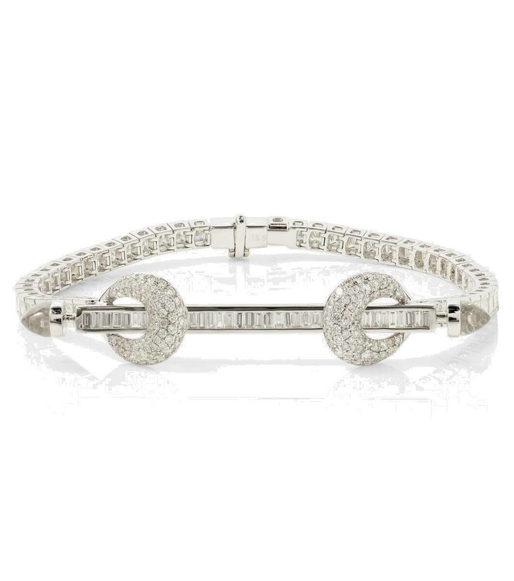 Photo: Ananya Chakra 18kt white gold bracelet with diamonds and quartz