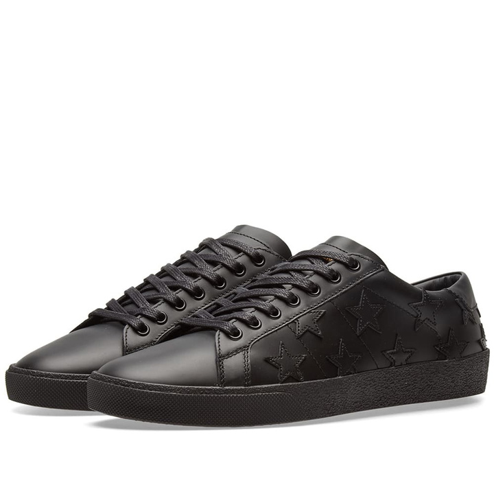 Photo: Saint Laurent SL-06 California Star Low Sneaker Black