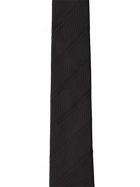SAINT LAURENT - Cassandre Striped Silk Tie