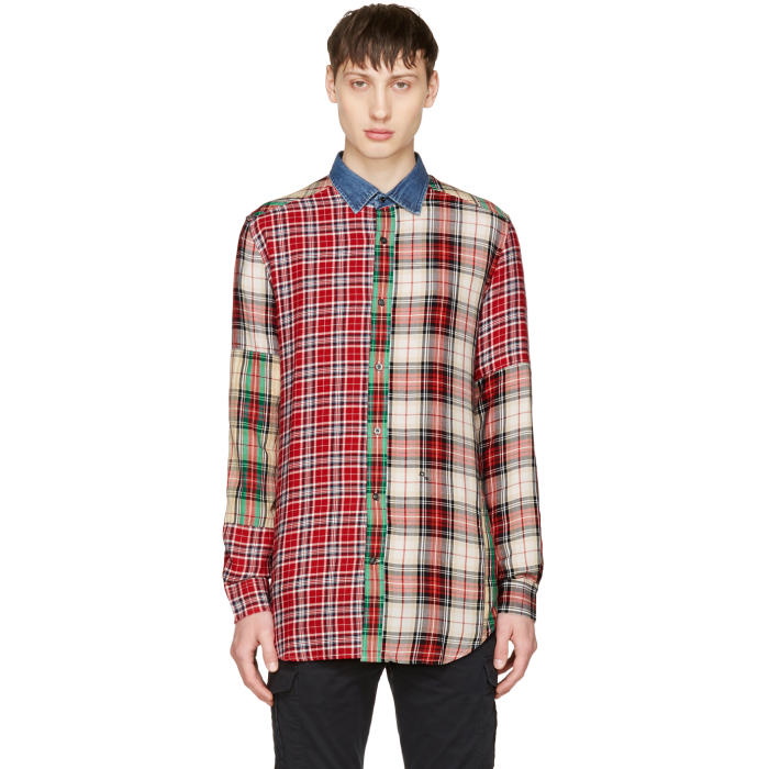Photo: Diesel Red Check S-Melvin Shirt