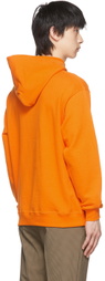 BEAMS PLUS Orange Cotton Hoodie