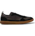 OFFICINE CREATIVE - Kadette Suede and Leather Sneakers - Black