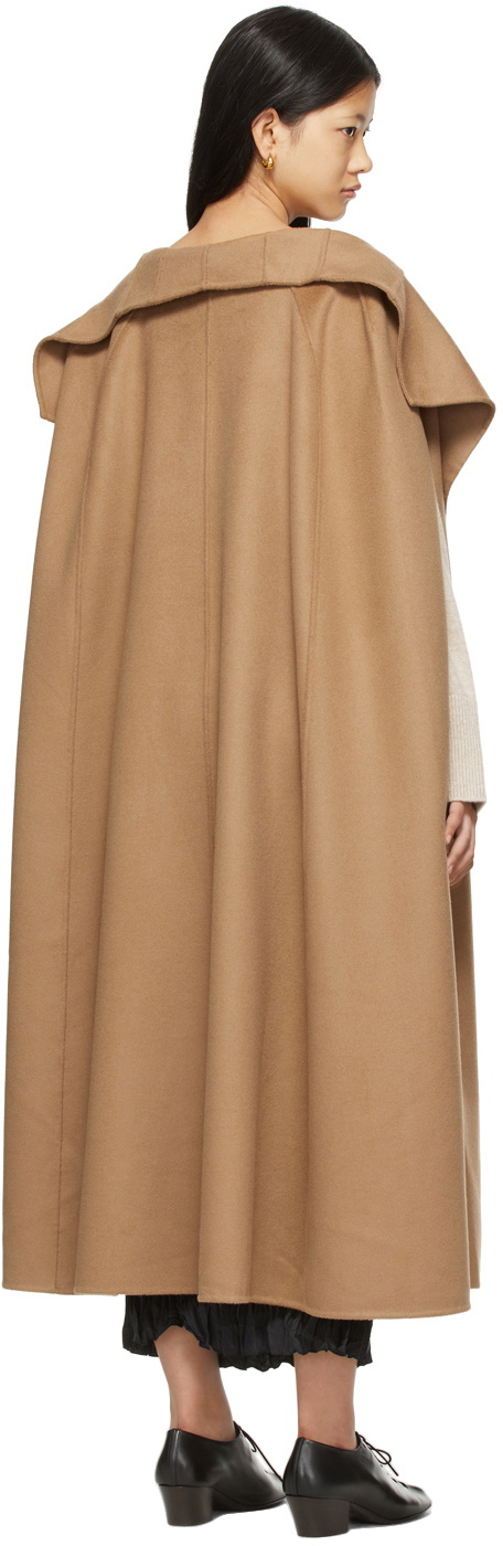 Tan cape store coat