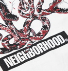 Neighborhood - Logo-Print Cotton-Jersey T-Shirt - White