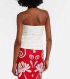 Adriana Degreas Opulence draped cotton corset