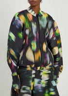 Julia Heuer Bexter Plissé Seersucker-satin Bomber Jacket - Black - One Size